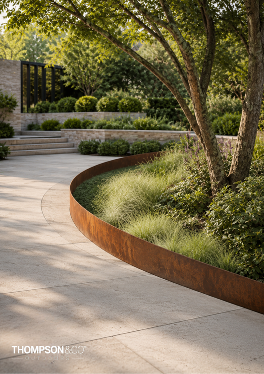 What Is Conceal Fixing Corten Edging? (And Why Landscapers Love It)
