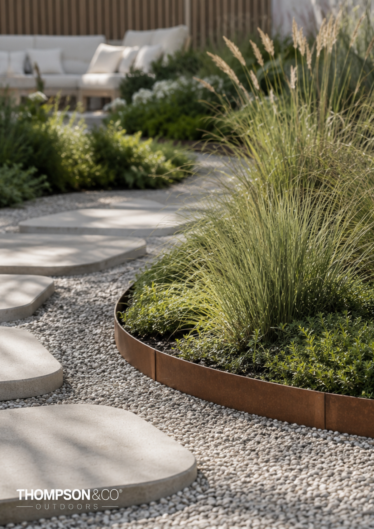 Corten Steel Garden Edging