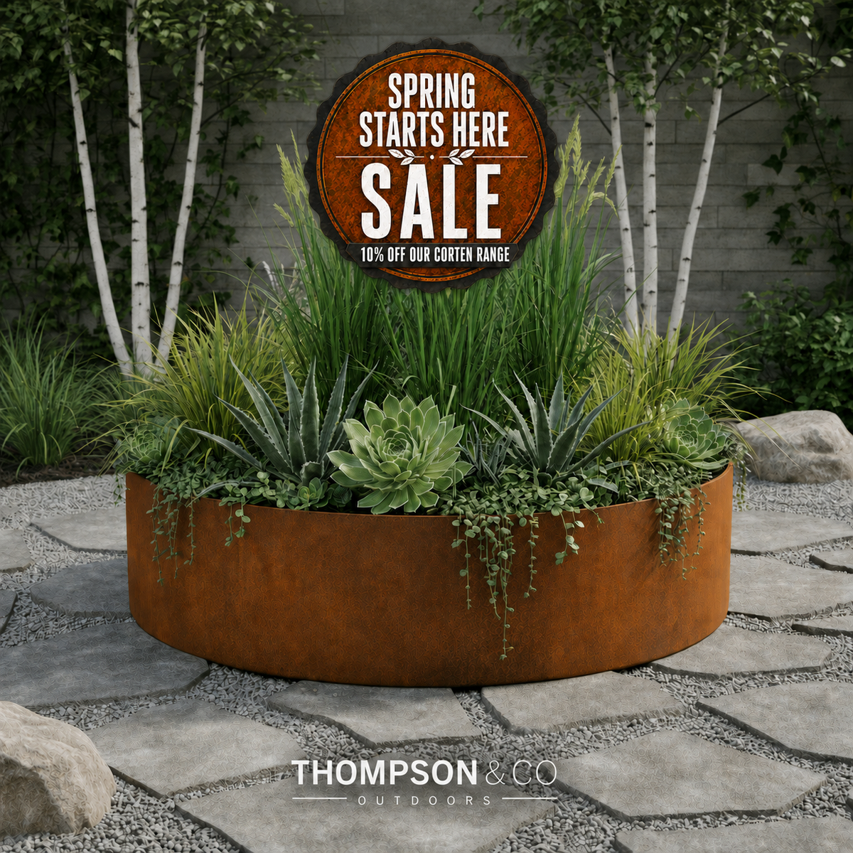Corten Steel Rings